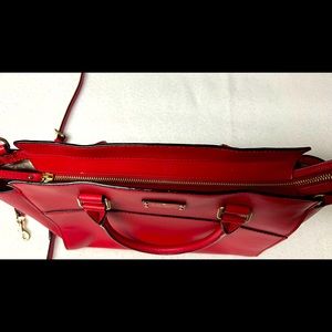 Kate Spade Grove Street Lana Red Satchel Crossbody and Wristlet